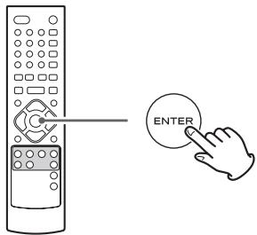 TEAC CR-H206I-S - Appuyez sur la touche ENTER. - 1