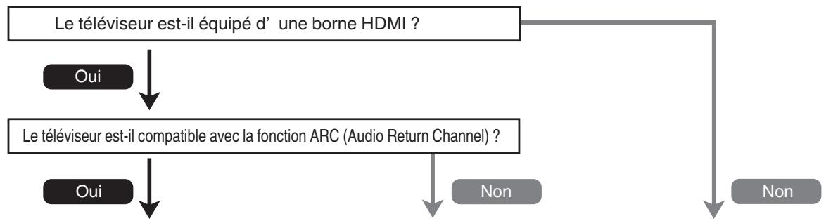 DENON AVRX6400H - Connexion d'un téléviseur - 1