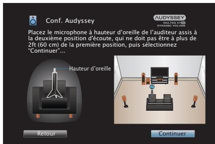 DENON AVRX6400H - Lorsque l'enceinte détectée est affichée, sélectionnez "suivant" puis appuyez sur ENTER. - 2