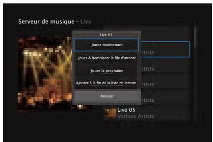 DENON AVRX6400H - Lecture de fichiers stockés sur un ordinateur ou un stockage NAS - 3