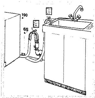 ARISTON AVXXF147 - Raccordement de l'évacuation - 1