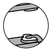 DE DIETRICH DKP 837 B NOIR LAQUE - Inversion du sens d'ouverture des portes - 4