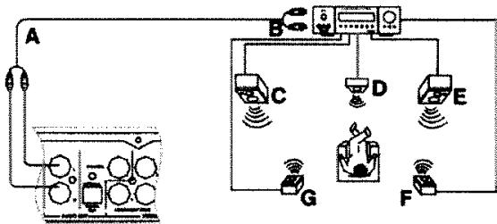 PACKARD EASY HDD RECORDER 80 - Branchement sur un amplificateur avec decodeur Dolby Pro Logic - 1