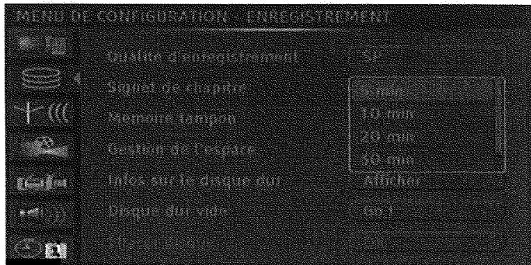 PACKARD EASY HDD RECORDER 80 - Signets de chapitre - 1