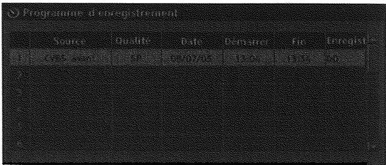 PACKARD EASY HDD RECORDER 80 - Enregistrementprogramme - 1