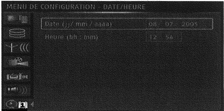 PACKARD EASY HDD RECORDER 80 - Configuration de l'horloge - 1