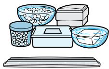 SAMSUNG RL41WCIS - Suivez les recommandations suivantes pour ranger les aliments dans le réfrigérateur : - 3