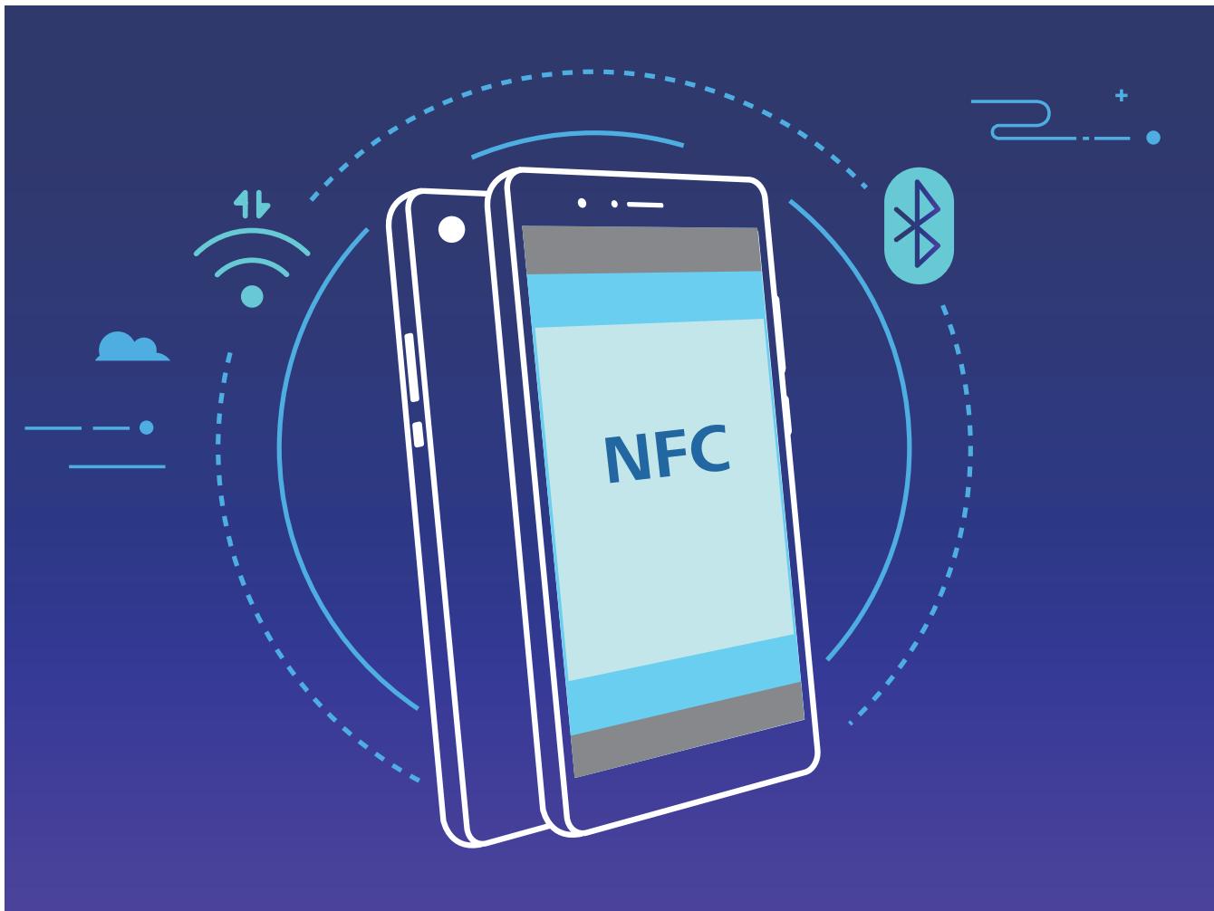 HONOR Smartphone10 LITE BLUE - Utilisation de la NFC pour l'établissement rapide de connexions entre appareils - 1