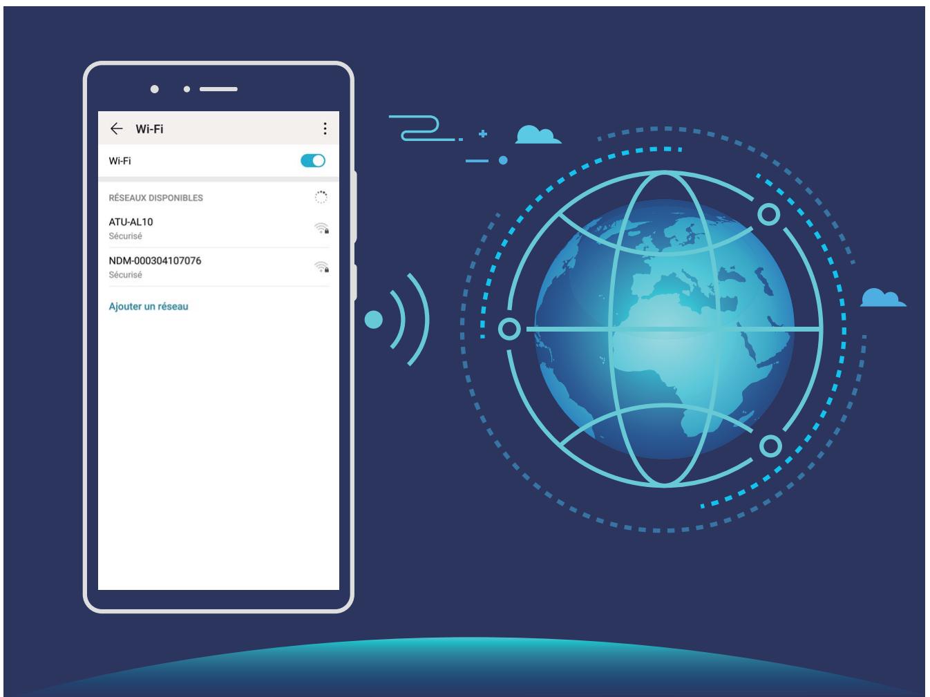 HONOR Smartphone10 LITE BLUE - Se connecter au Wi-Fi - 1