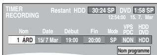 PANASONIC DMR-E500H - Appuyez sur [ENTER]. - 1