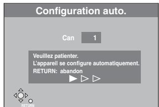 PANASONIC DMR-E500H - Réglage automatique (installation sans les fonctions q link) - 2