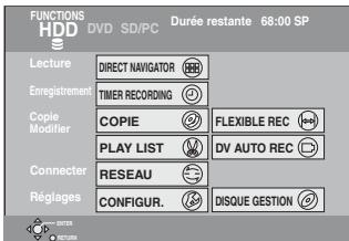 PANASONIC DMR-E500H - Sélection du type et du format du téléviseur - 1