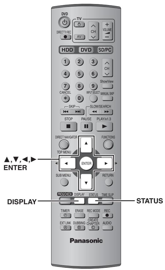 PANASONIC DMR-E500H - Pour sélectionner les titres MPEG4 d'un autre dossier - 1