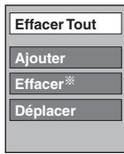 PANASONIC DMR-E500H - Pour modifier la liste de copie - 1
