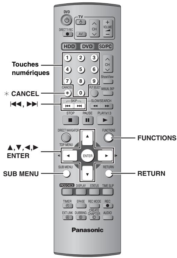 PANASONIC DMR-E500H - Étape 5 configuration de la fonction réseau - 1