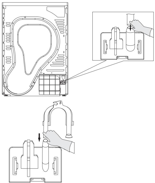 PROLINE PCD 7 - Installation du tuyau d'évacuation (pour évacuer directement l'eau de condensation) - 1