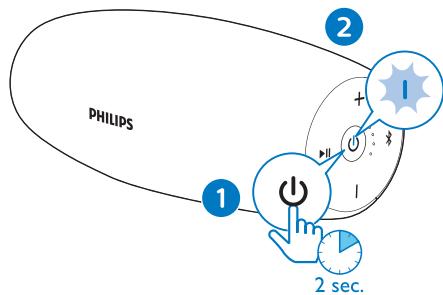 PHILIPS BT7900A - Mise sous tension/hors tension - 1