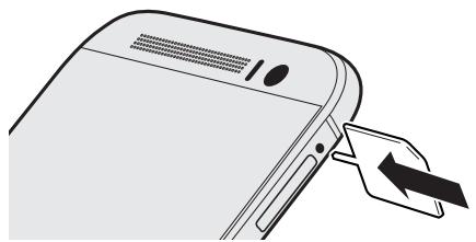 HP ONE M9 - Installer la carte microsd - 1