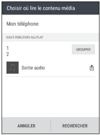 HP ONE M9 - Diffuser votre musique sur plusieurs haut-parleurs allplay - 1