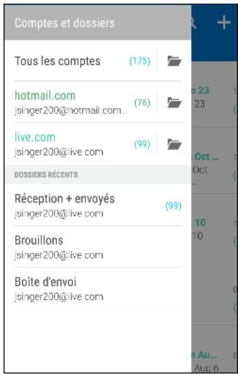 HP ONE M9 - Consulter votre boîte e-mail - 1