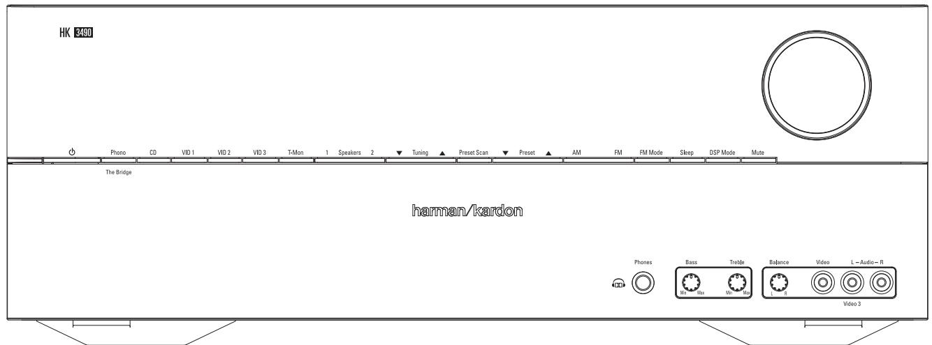 HARMAN KARDON HK 3390 - HK 3490/HK 3390 Ampli-Tuner Stéréo - 1