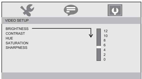 TAKARA VIC220 - Paramètres d'affichage - 1