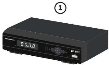 SAGEMCOM DT83HD - Contenu de l'emballage - 1