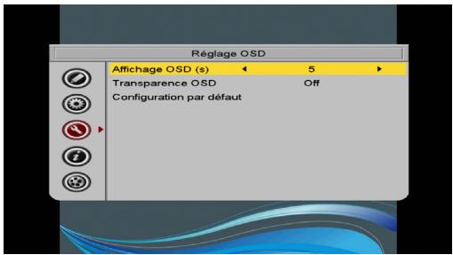 SAGEMCOM DT83HD - Régler le bandeau - 2