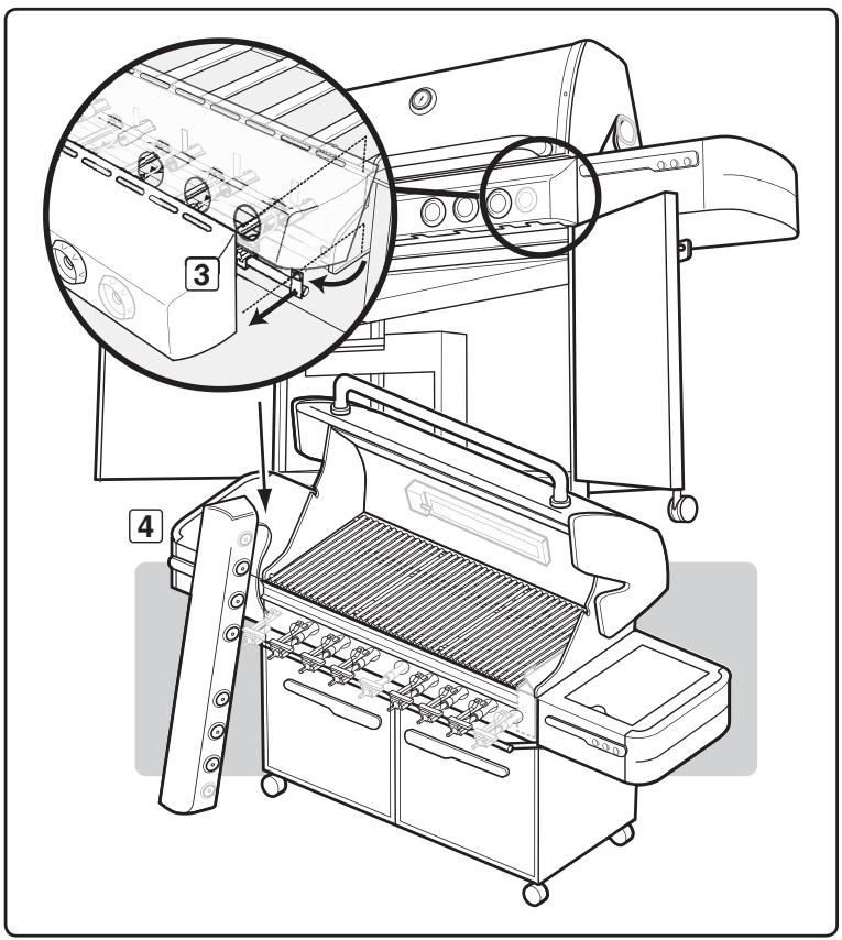 WEBER SUMMIT S670 - AVERTISSEMENT : n'allumez pas les réchauds pendant la verification de l'étanchéité. - 1