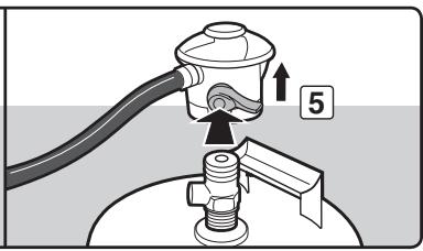 WEBER SUMMIT S670 - REBRANCHEMENT DE LA BOUTEILLE DE GAZ PROPANE - 5