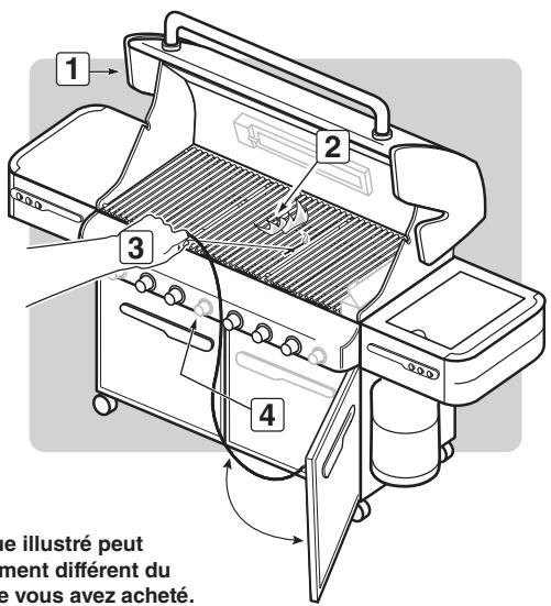 WEBER SUMMIT S670 - Allumage par étincelle des réchauds principaux adjacents - 1