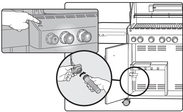 WEBER SUMMIT S670 - BOUTONS DE REGLAGE ECLAIRES - 2
