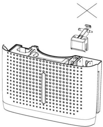 DARTY SANEHUMIDIFICATEUR2348 - PRECAUCIÓN: No retire el flotador del tanque de agua. El sensor de nivel de agua ya no podrá detectar correctamente el nivel de agua sin el flotador y el agua puede salir del tanque de agua. - 1