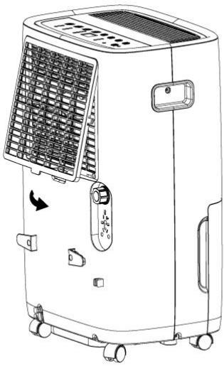 DARTY SANEHUMIDIFICATEUR2348 - - Om het luchtfilter te reinigen - 2