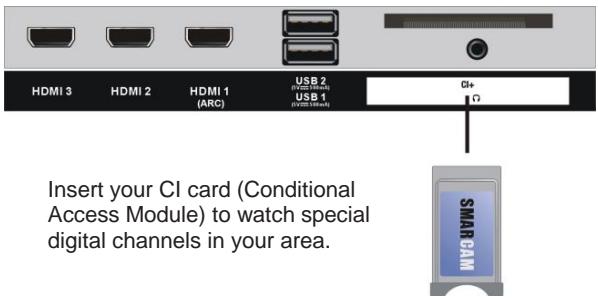 JVC LT-32FV140 - Insert a CI card - 1