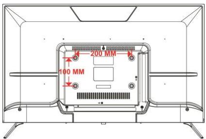 JVC LT-32FV140 - Montagem numa parede - 1