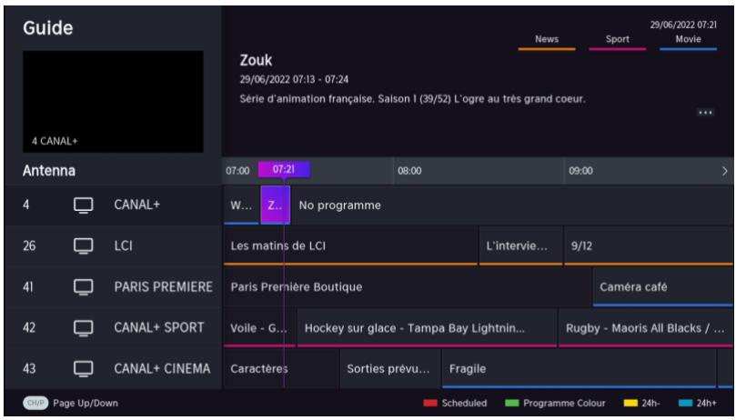 JVC LT-32FV140 - Electronic Program Guide (EPG) - 1