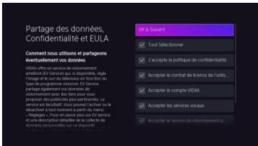 Partage des données, Confidentialité et EULA Comment nous utilises et partagnois éventuellement vos données VDAA offre un service de vûlimement investition à la vente de la documente, guide l'usage de le jour du téléviseur en fonction : la type de programme vouloure, et ce partage également vos données de voudement pour les services pour propriant des publics plus partermes, le service de courant. VDAA est une déclarative à leur moment à partir de terme. Tout telles que vous se en une description détaire de la collecte de domicines personnels sur le disponible Accepter la service de vûlimement à