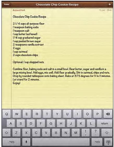 APPLE IPAD MINI 166 - Saisie de texte - 1