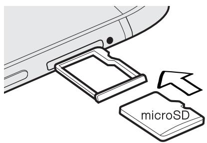 HTC ONE M8 - Installer la carte microsd - 2