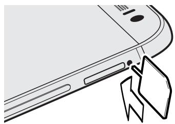 HTC ONE M8 - Installer la carte microsd - 1