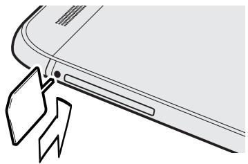 HTC ONE M8 - Installation de la carte nano SIM - 2