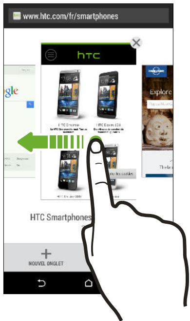 HTC ONE M8 - Utiliser les onglets du navigateur - 1