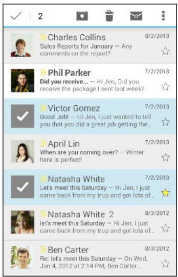 HTC ONE M8 - Afficher votre boîte de réception gmail - 1