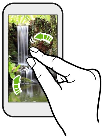 HTC ONE M8 - Faire glisser avec deux doigts - 2