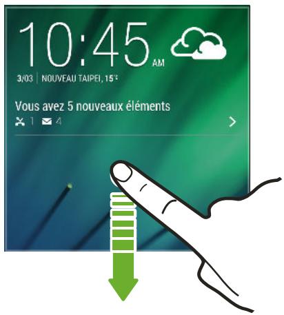 HTC ONE M8 - Widget notification - 1