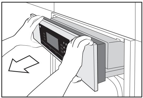 MIELE DGC 5080 XL ICE - Ouverture manuelle du bandeau - 1