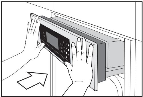 MIELE DGC 5080 XL ICE - Fermeture manuelle du bandeau - 1