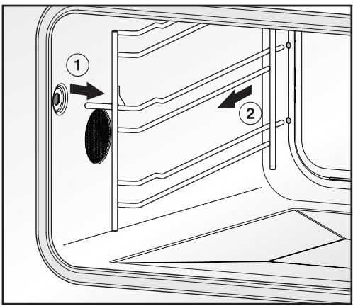 MIELE DGC 5080 XL ICE - Démontage des grilles-support - 1