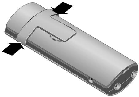 SIEMENS S455 - Installation du clip ceinture - 1